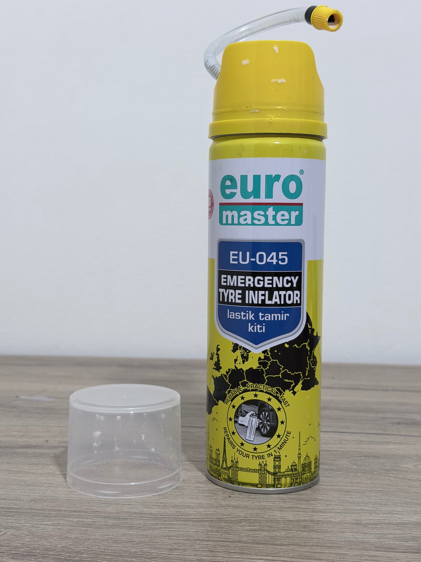 حل سريع لثقوب العجلات مع EURO MASTER 500ML 🚗