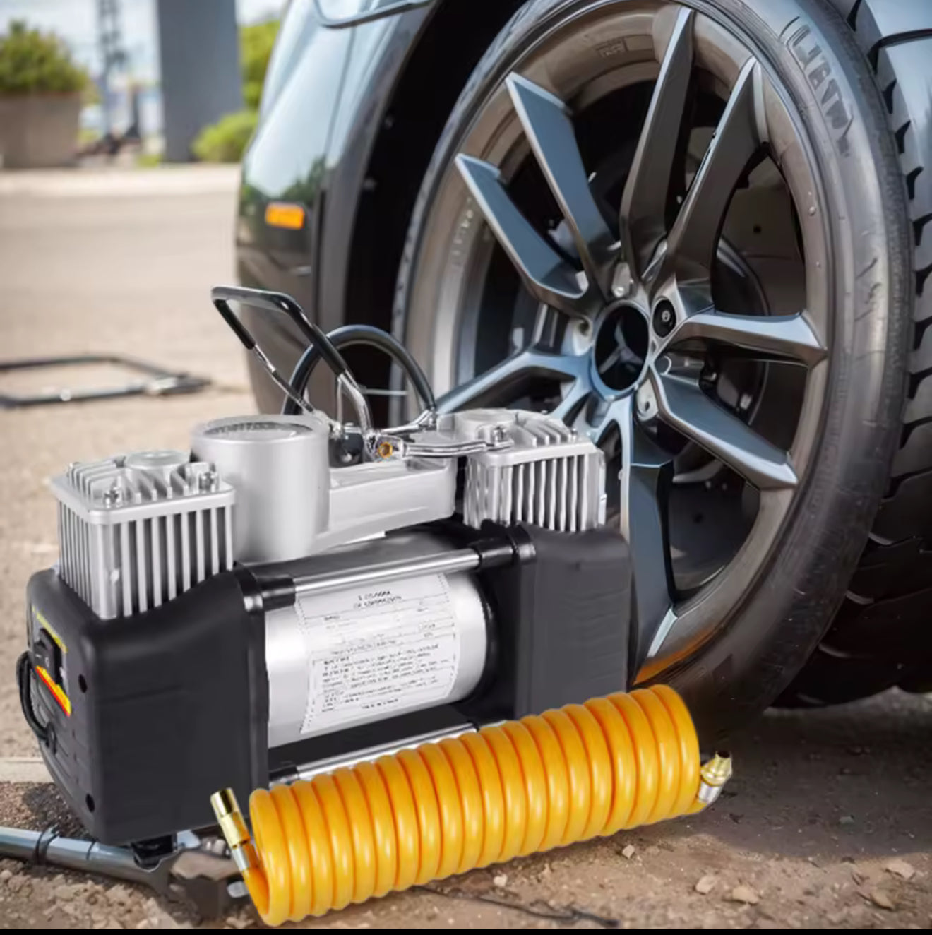 نافخ العجلات 02اسطوانات COMPRESSEUR 02 CYLINDRES